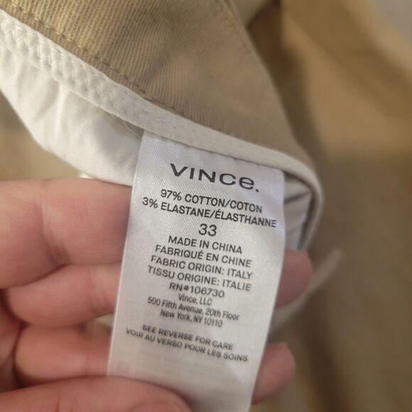VINCE Men's Slim Fit Dylan Pant Retail: $195 - Picture 4 of 8